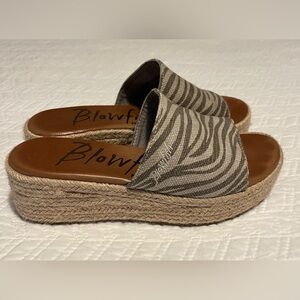 Blowfish Women's Espadrilles - Gray and Tan